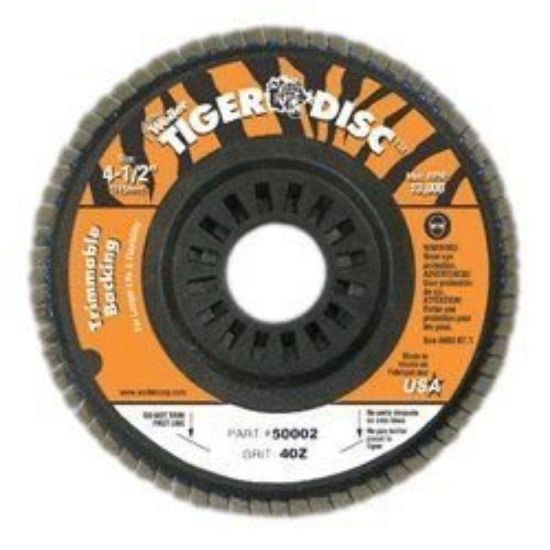 Picture of Weiler® 5" X 7/8 Type 29 Style Grinding Wheel 80 Grit Part# - 50012