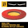 Picture of Dewalt® 5 X 7/8 60G T27 Xp Ceramic Trim Flap Part# - Dwa8284Ctr