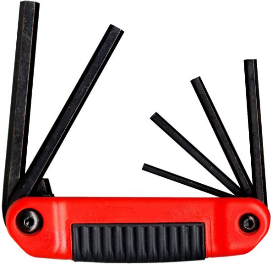 Picture of Eklind Tool 6-Pc Ergo-Fold Hex Key Set Large Handl Part# - 25611