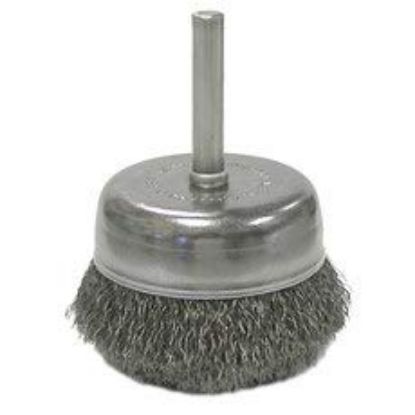 Picture of Weiler® 2" Crimped Wire Utilitycup Brush  .008" Stainle Part# - 14318