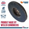 Picture of Weiler® 4-1/2" Big Cat Abrasiveflap Disc-80Z-5/8"-11 Ah Part# - 50810