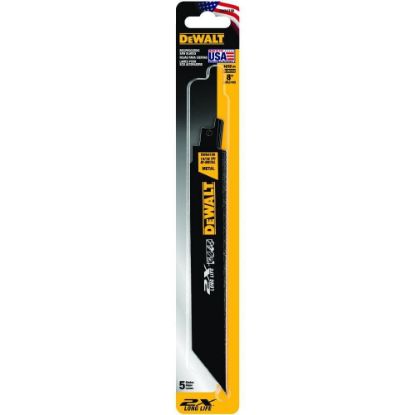 Picture of Dewalt® 8" 2X Premium Metal Cutting Blade (5 Pack) Part# - Dwa4188