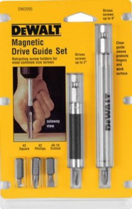 Picture of Dewalt® Magnetic Drive Guide Set(10 Unit Case-Cut) Part# - Dw2095