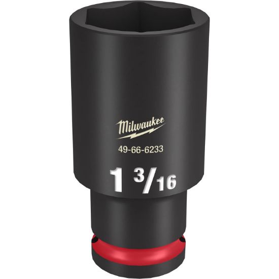 Picture of Milwaukee® Tool 1/2 Dr 1-3/16 Deep Impact Socket Part# - 49-66-6233