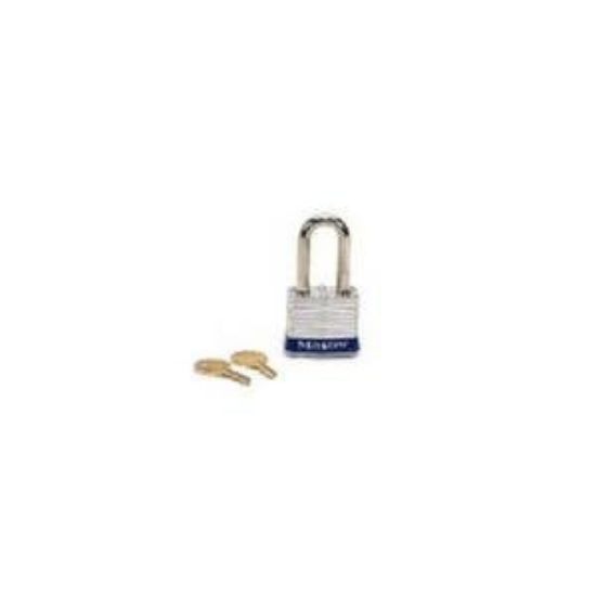 Picture of Master Lock® 4-Pin Tumbler Padlock Keyed Alike 2-1/2" Shackle Part# - 2Kalj-0757