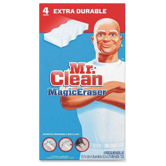 Picture of Mr. Clean Mr Clean Magic Eraser Extra Durable 4Pk Part# - 37000820383