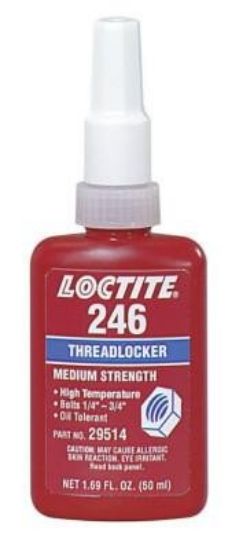 Picture of Loctite® 246 Threadlocker High Temp Med Strength 50 Ml Part# - 234172