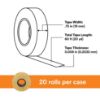 Picture of Scotch® 2520 Varnished Cambrictape 3/4"X60' Part# - 7000031629