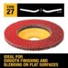 Picture of Dewalt® 4-1/2 X 7/8 80G T27 Xp Ceramic Trim Flap Part# - Dwa8282Ctr