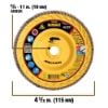 Picture of Dewalt® Dewalt 4-1/2 X 5/8-11 60G T27 Xp Cer Trim Flap Part# - Dwa8281Hctr