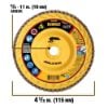 Picture of Dewalt® Dewalt 4-1/2 X 5/8-11 40G T27 Xp Cer Trim Flap Part# - Dwa8280Hctr