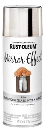 Picture of Rust-Oleum® Mirror Effect Spray Paint  Metallic  6 Oz. Part# - 301494