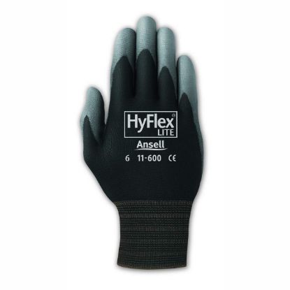 Picture of Hyflex® Hyflex 11-600 Blk Lt Wght Assemb Pu/Coat Sz 6 Part# - 103359