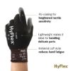 Picture of Hyflex® Hyflex 11-600 Blk Lt Wght Assemb Pu/Coat Sz 6 Part# - 103359