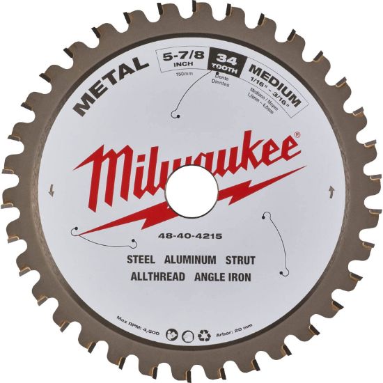 Picture of Milwaukee® Tool Circ Saw Bl 5-3/8  Cbd T Part# - 48-40-4070