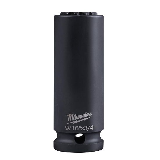 Picture of Milwaukee® Tool Shockwave Lineman'S 12Pt9/16" X 3/4" 2-In-1 Skt Part# - 49-66-5121