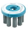 Picture of Weiler® 3" Nylox Disc Brush-Rect.Fil.-80 Grit-7/8"A.H. Part# - 85788