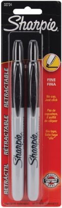 Picture of Sharpie® Sharpie Retractable Finepoint Black Part# - 32724Pp