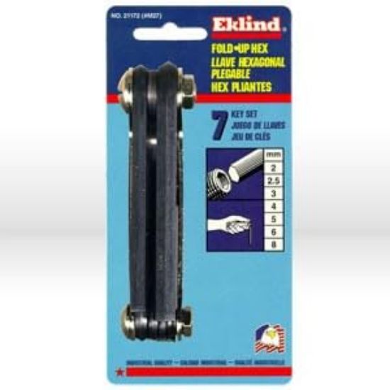 Picture of Eklind Tool M27 Metric Size Hex Keyset Part# - 21172