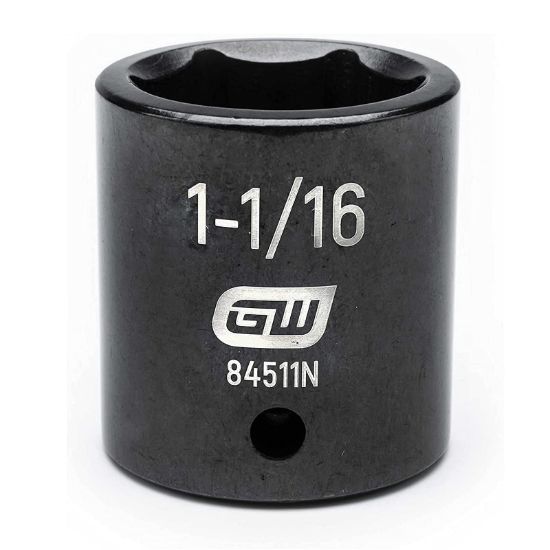 Picture of Gearwrench® 1/2" Dr 6 Point 1-1/16"Standard Impact Socket Part# - 84511N