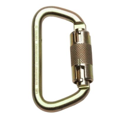 Picture of Werner 3/4" Steel Carabiner  3600 Lb. Gate Part# - A100301