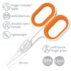 Picture of Slice Slice Small Pointed Scissors  White/Orange Part# - 10546