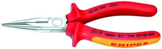 Picture of Knipex 6-1/4" Long Nose Pliersw/Cutter Part# - 2506160