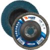 Picture of Weiler® 4-1/2" Tiger Angled Flapdisc  40Z  5/8"-11 Nut Part# - 51303