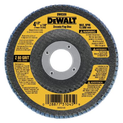 Picture of Dewalt® 4-1/2" X 7/8" 120G Type29 Hp Flap Disc Part# - Dw8310