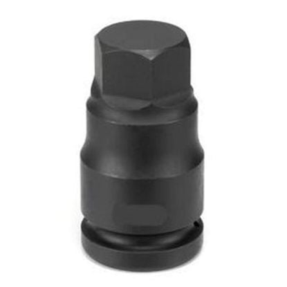 Picture of Grey Pneumatic 1" Drive X 1-1/4" Hex Driver Part# - 4940F