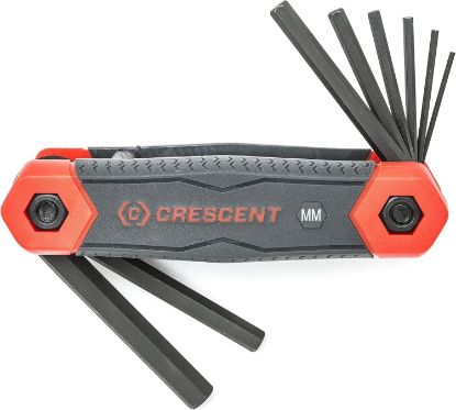 Picture of Crescent® Folding Hex Key Mm 8Pc Part# - Chkfm8