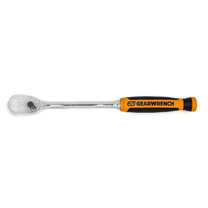 Picture of Gearwrench® 1/4" Dr 90T Cush Grip Long Handle Ratchet Part# - 81029T