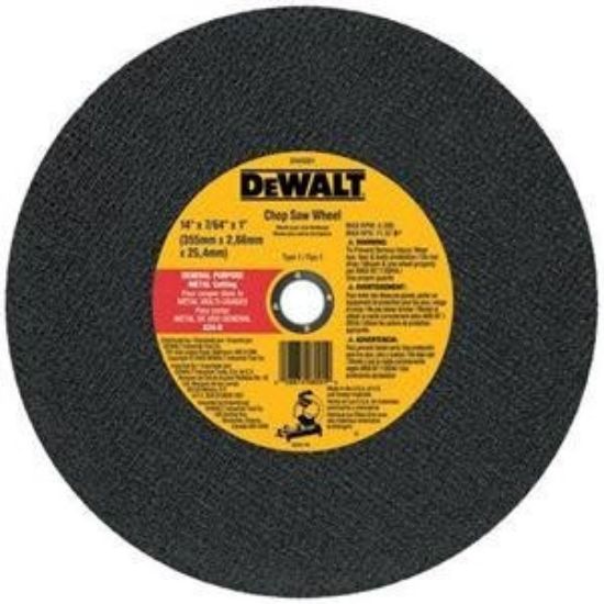 Picture of Dewalt® 12"X1/8"X20Mm Metal Portable Saw Cut Off Wheel Part# - Dw8023