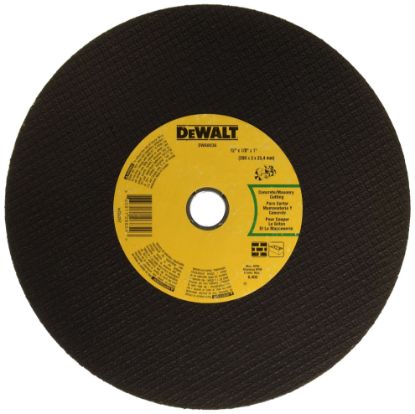 Picture of Dewalt® 12" X 1/8" X 1" Concrete/Masonry Portable Saw Cu Part# - Dwa8036