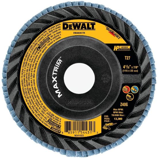 Picture of Dewalt® 4-1/2 X 7/8 40G T27 Hp Trim Flap Part# - Dwa8351Tr