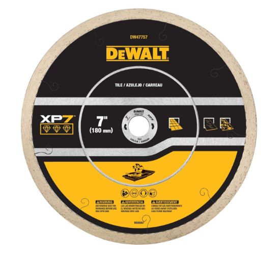 Picture of Dewalt® 7In Continuous Xp7 Tile Part# - Dw47757