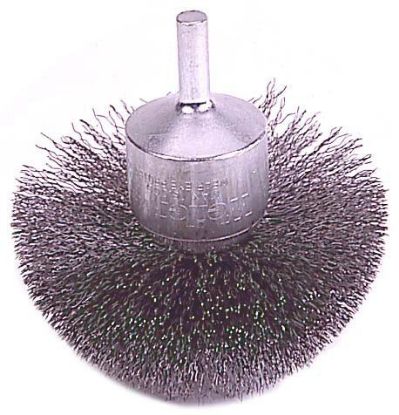 Picture of Weiler® 3" Circular Flared End Brush .020 Ss Part# - 10074