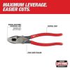 Picture of Milwaukee® Tool High Leverage Linesman'Spliers Part# - 48-22-6502