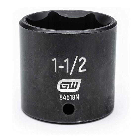 Picture of Gearwrench® 1/2"Drive 1-1/2" Standard Impact Socket Part# - 84518N