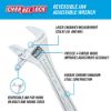 Picture of Channellock® 10" Adj. Wrench Reversible Jaw  Wide  Chrome Part# - 810Pw