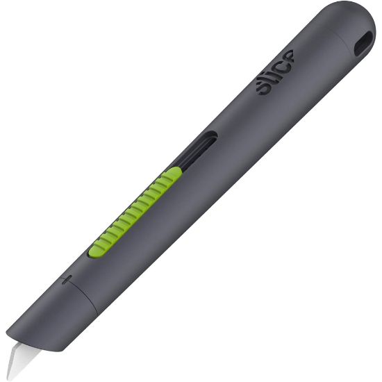 Picture of Slice Slice Pen Cutter  Auto-Retractable  Black/Green Part# - 10512