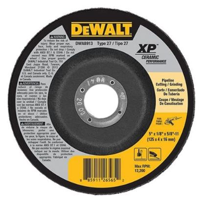 Picture of Dewalt® 5" X 1/8" X 5/8"-11 Ceramic Abrasive Part# - Dwa8913