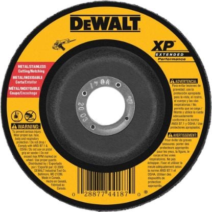 Picture of Dewalt® 5 X 1/8 X 5/8-11 In Zirconia Abra Part# - Dw8813