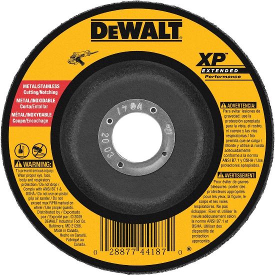 Picture of Dewalt® 5 X 1/8 X 5/8-11 In Zirconia Abra Part# - Dw8813