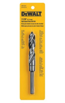 Picture of Dewalt® 11/16" Black Oxide Drillbit 3/8" Shank Part# - Dw1623