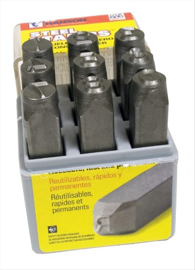 Picture of C.H. Hanson® 5/32" Heavy Duty Steel Number Set Part# - 21380