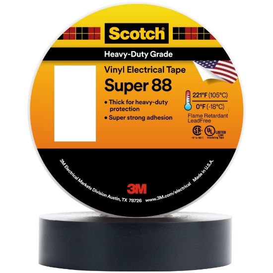 Picture of Scotch® 88 3/4"X36 Yds Vinyl Electric Tape Part# - 7000058434