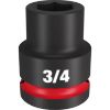 Picture of Milwaukee® Tool 3/4 Dr 3/4 Std Impact Socket Part# - 49-66-6303