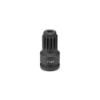 Picture of Grey Pneumatic 1" F X #5 Spline M Adapter W/ Lock Button Part# - 4011A