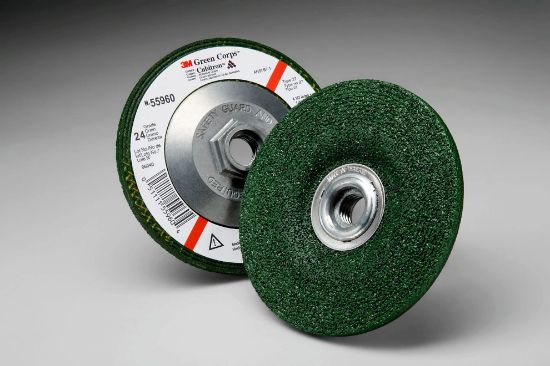 Picture of 3M™ 3M Green Corps Depressedcenter Wheel 4-1/2X1/4" Part# - 7010308189